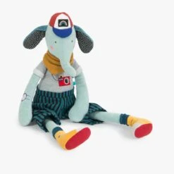 Moulin Roty Peluche éléphant Pablo -Bébés Produits Magasin 642756 4 gris