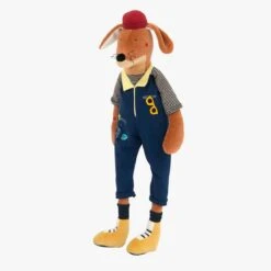 Moulin Roty Peluche Chien Elvis -Bébés Produits Magasin 642757 5 gris