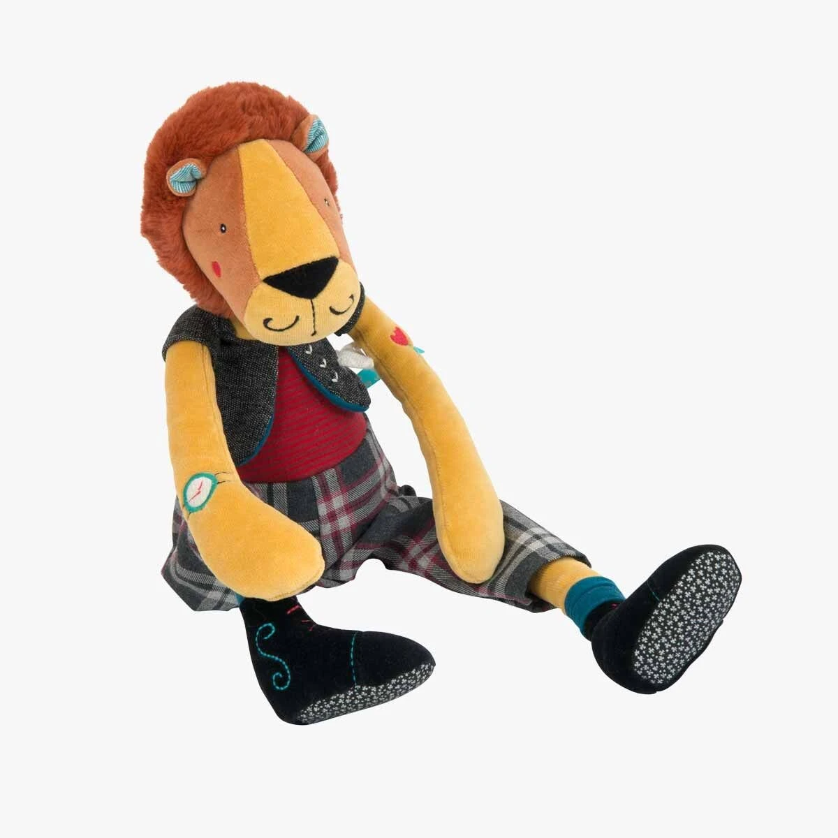 Moulin Roty Peluche Lion Roméo 3 Moulin Roty Peluche Lion Roméo – Image 3