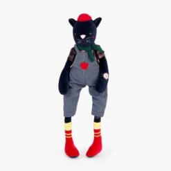 Moulin Roty Peluche Chat Eddie -Bébés Produits Magasin 642777 3 gris