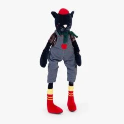 Moulin Roty Peluche Chat Eddie -Bébés Produits Magasin 642777 4 gris