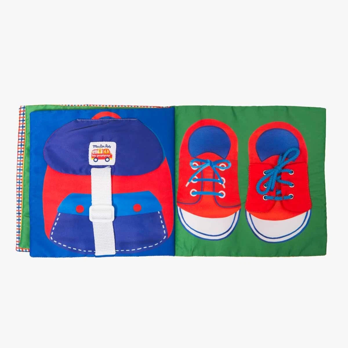 Moulin Roty Livre Tissu Je M'habille 2 Moulin Roty Livre Tissu Je M'habille – Image 2