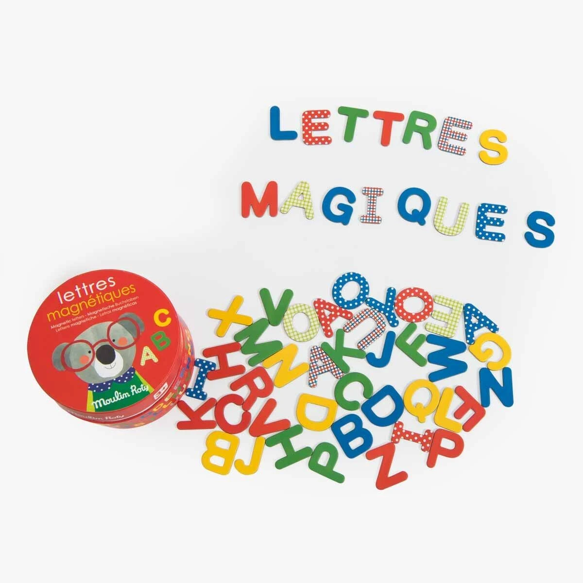 Moulin Roty Lettres Magnétiques En Carton 54 Pièces 1 Moulin Roty Lettres Magnétiques En Carton 54 Pièces