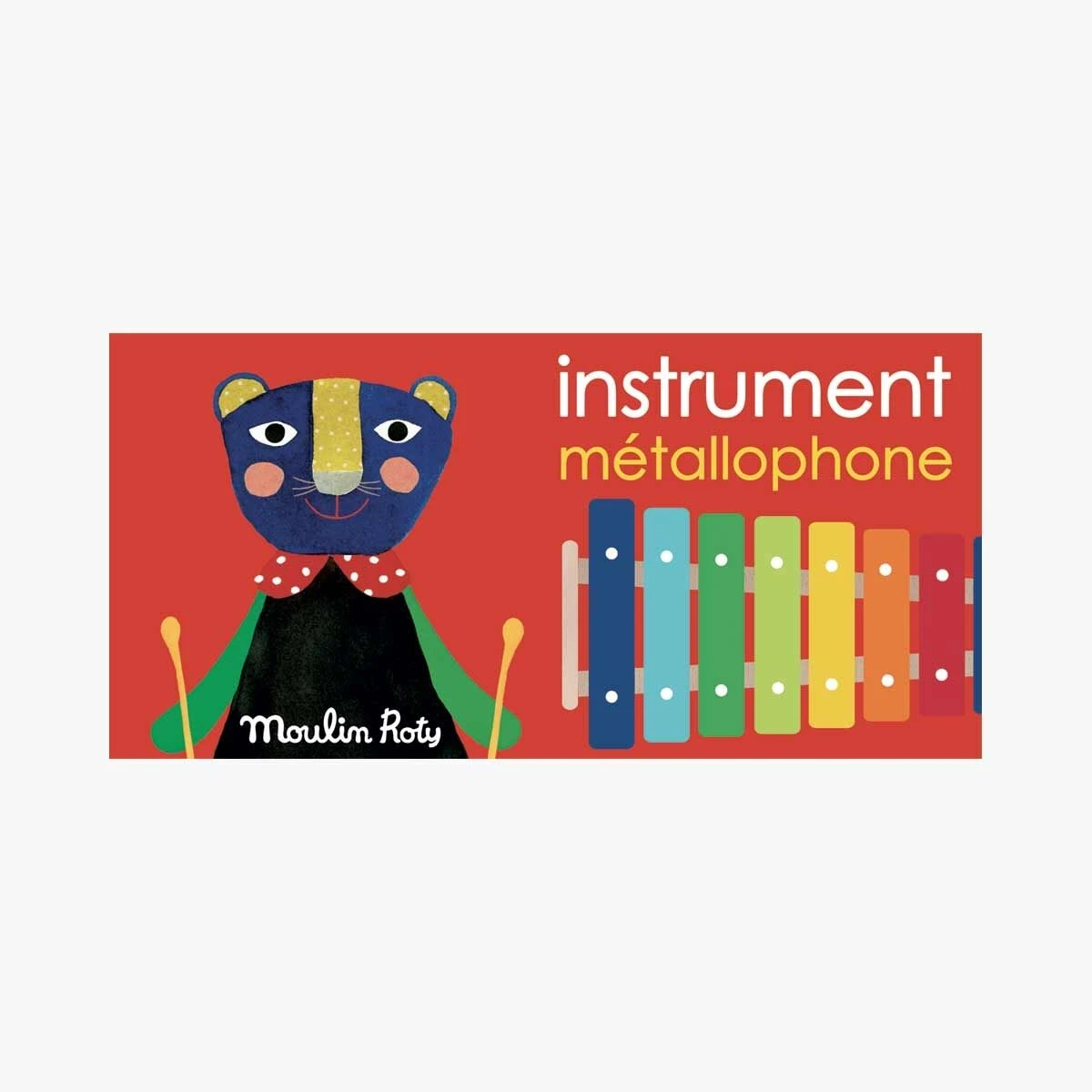 Moulin Roty Métallophone 2 Moulin Roty Métallophone – Image 2