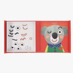 Moulin Roty Jeu Magnétique Des Expressions -Bébés Produits Magasin 661361 3 gris