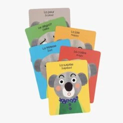 Moulin Roty Jeu Magnétique Des Expressions -Bébés Produits Magasin 661361 7 gris