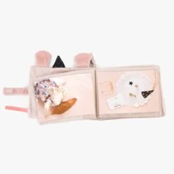 Moulin Roty Album Photo Textile à Broder -Bébés Produits Magasin 664312 2 2 gris 1