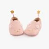 Moulin Roty Chaussons Cuir Souris Rose