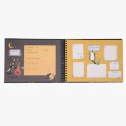 Moulin Roty Album Souvenirs D'école Français Anglais -Bébés Produits Magasin 666312 2 gris