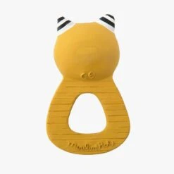Moulin Roty Anneau De Dentition Chat Moutarde -Bébés Produits Magasin 666372 3 gris