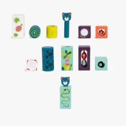 Moulin Roty Cubes D'activités -Bébés Produits Magasin 668101 3 gris