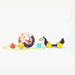 Moulin Roty Boîte à Formes à Tirer Pakou -Bébés Produits Magasin 668365 10 gris