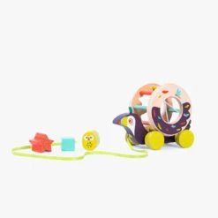 Moulin Roty Boîte à Formes à Tirer Pakou -Bébés Produits Magasin 668365 11 gris