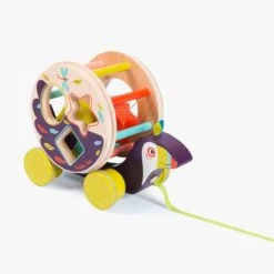 Moulin Roty Boîte à Formes à Tirer Pakou -Bébés Produits Magasin 668365 13 gris