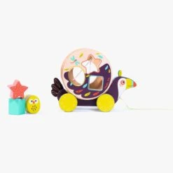 Moulin Roty Boîte à Formes à Tirer Pakou -Bébés Produits Magasin 668365 3 gris