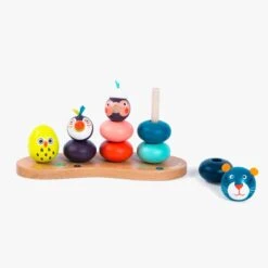 Moulin Roty Animaux à Empiler 8 Moulin Roty Animaux à Empiler -Bébés Produits Magasin 668379 4 gris