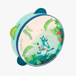 Moulin Roty Tambourin Bleu Zimba -Bébés Produits Magasin 668407 3 gris