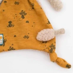 Moulin Roty Doudou Attache-tétine à Broder Lion -Bébés Produits Magasin 669015 5 gris