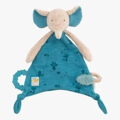 Bébés Produits Magasin 15 Moulin Roty Doudou Attache-tétine à Broder Eléphant