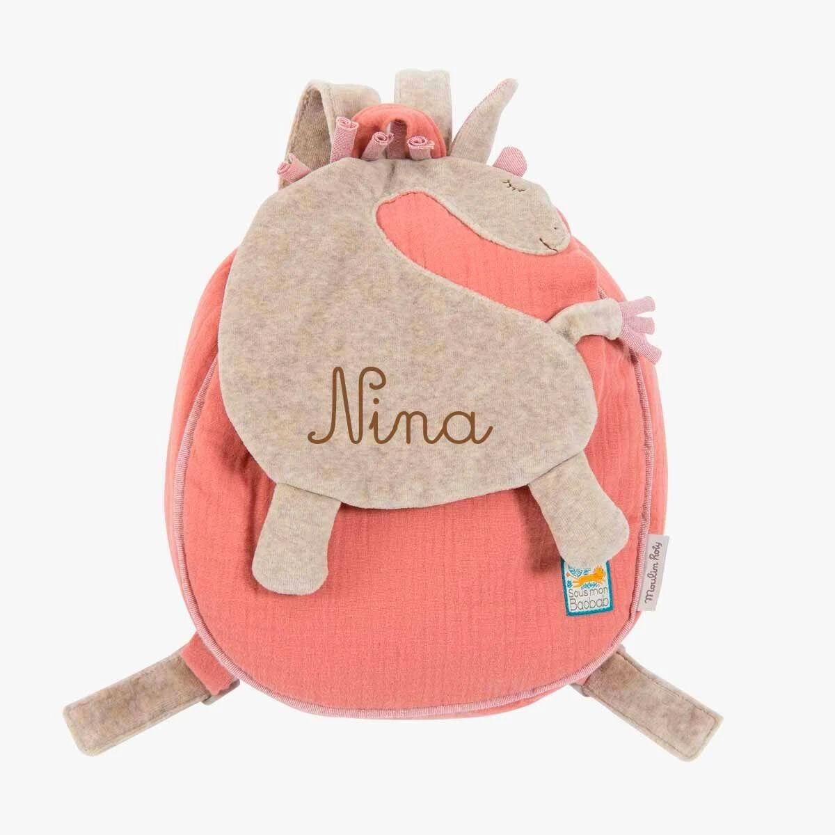 Moulin Roty Sac à Dos à Broder Girafe 1 Moulin Roty Sac à Dos à Broder Girafe