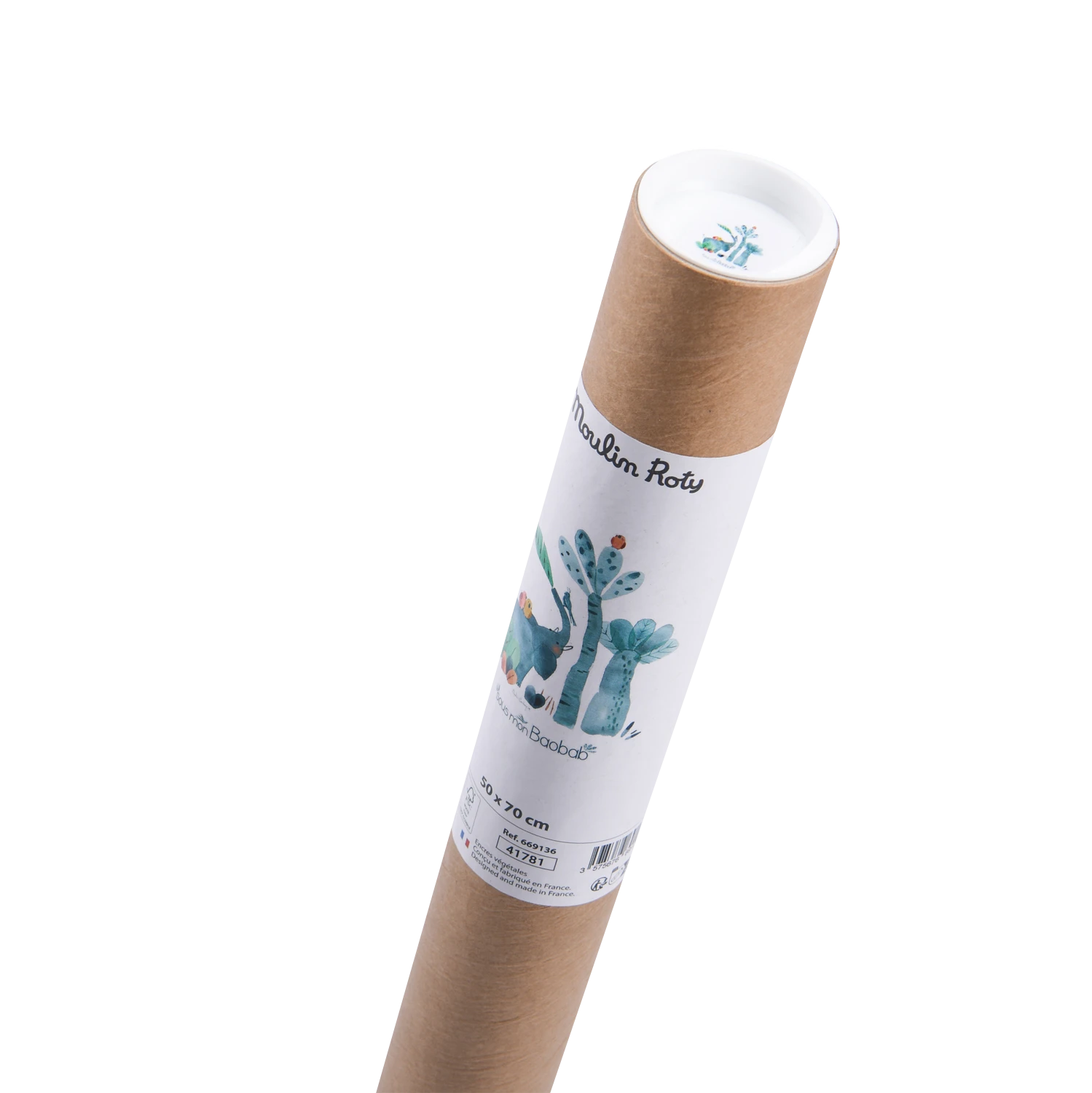 Moulin Roty Affiche Eléphant 50x70cm 3 Moulin Roty Affiche Eléphant 50x70cm – Image 3