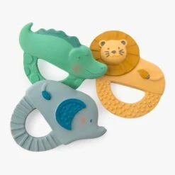Moulin Roty Anneau De Dentition Eléphant -Bébés Produits Magasin 669371 372 373 gris 1