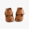 Moulin Roty Chaussons Cuir écureuil Camel
