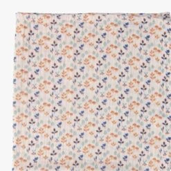 Moulin Roty Drap Housse Crème Motif Cueillette Lit Bébé 70 X 140 Cm