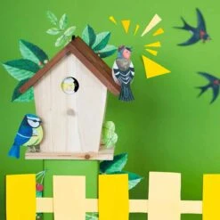 Moulin Roty Cabane à Oiseaux -Bébés Produits Magasin 712301 3 gris 1