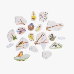 Moulin Roty Calendrier Magnétique Des Saisons -Bébés Produits Magasin 712400 11 gris