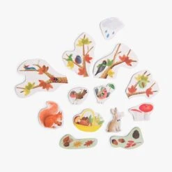 Moulin Roty Calendrier Magnétique Des Saisons -Bébés Produits Magasin 712400 13 gris