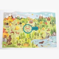 Moulin Roty Puzzle La Forêt 96 Pièces -Bébés Produits Magasin 712408 foret6 gris