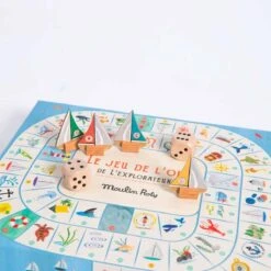 Moulin Roty Jeu De L'oie De L'explorateur -Bébés Produits Magasin 712416 8 gris