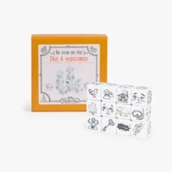 Moulin Roty Dés à Histoires Au Coin Du Feu -Bébés Produits Magasin 712425 7 gris