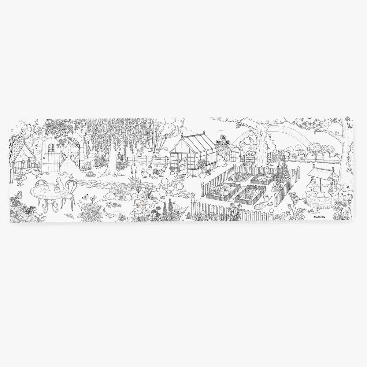 Moulin Roty Coloriage Géant Le Jardinier 2 Moulin Roty Coloriage Géant Le Jardinier – Image 2