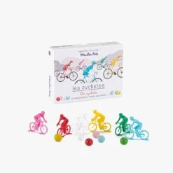 Moulin Roty Jeu De 6 Cyclistes Avec Billes -Bébés Produits Magasin 713367 gris 1
