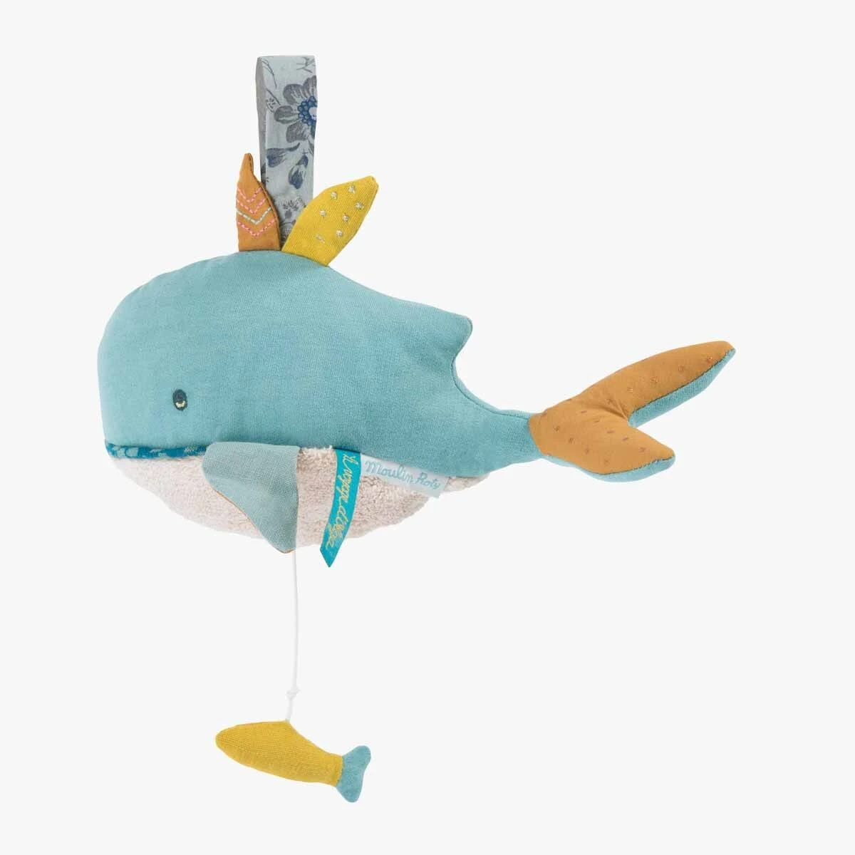 Moulin Roty Peluche Musicale Joséphine La Baleine 1 Moulin Roty Peluche Musicale Joséphine La Baleine