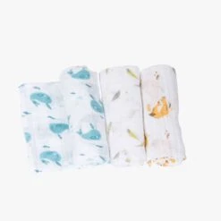 Moulin Roty Set De 3 Langes Imprimés