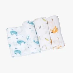 Moulin Roty Set De 3 Langes Imprimés 12 Moulin Roty Set De 3 Langes Imprimés -Bébés Produits Magasin 714290 6