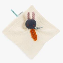 Moulin Roty Doudou à Broder Lapin Crème -Bébés Produits Magasin 715016 3 gris