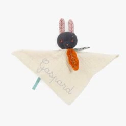 Moulin Roty Doudou à Broder Lapin Crème -Bébés Produits Magasin 715018 0 gris