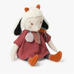 Moulin Roty Peluche Grand Mouton Fenouil -Bébés Produits Magasin 715028 2 gris