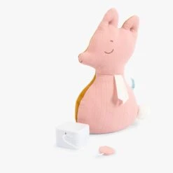 Moulin Roty Coussin Musical Personnage -Bébés Produits Magasin 715042 3 gris