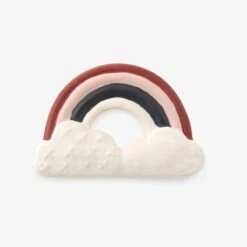 Moulin Roty Anneau De Dentition Caoutchouc Naturel Arc-en-ciel