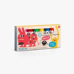 Moulin Roty 8 Marqueurs Tampons -Bébés Produits Magasin 716601 5 gris 1