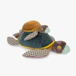 Moulin Roty Peluche Petite Tortue -Bébés Produits Magasin 719028 719029 2 gris