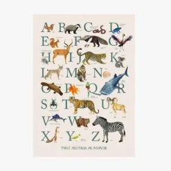 Moulin Roty Affiche Abécédaire 50x70cm