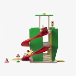 Moulin Roty Grand Garage En Bois -Bébés Produits Magasin 720403 11 1 gris