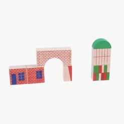 Moulin Roty Jeu De Construction En Bois Bloc Ville -Bébés Produits Magasin 720404 10 gris