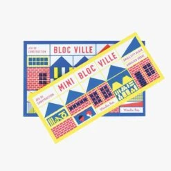 Moulin Roty Jeu De Construction En Bois Bloc Ville -Bébés Produits Magasin 720404 14 gris